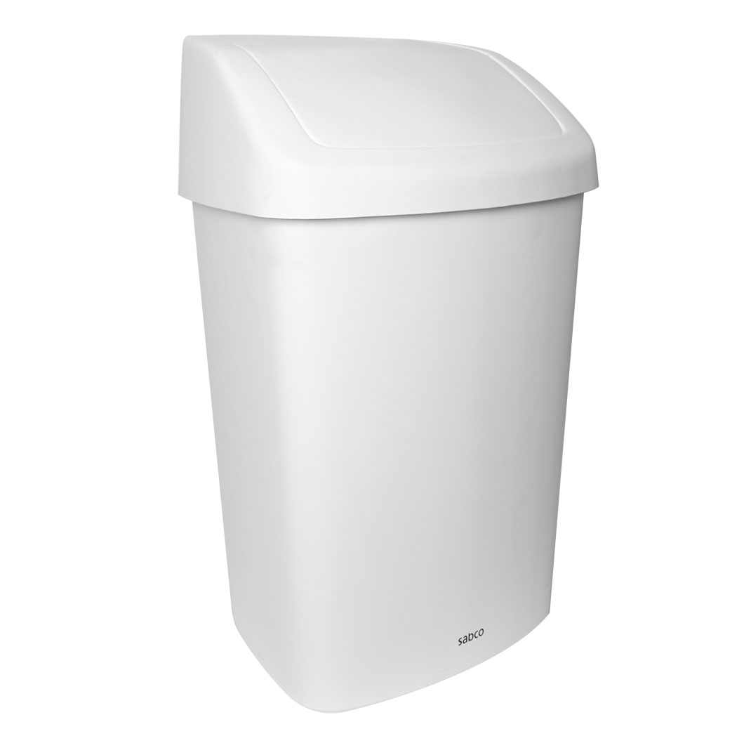50L Rubbish Bin White