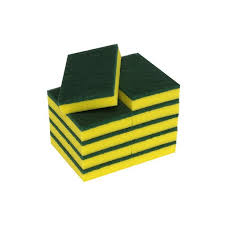 Sabco Yellow/Green Sponge Scourer 10pkt