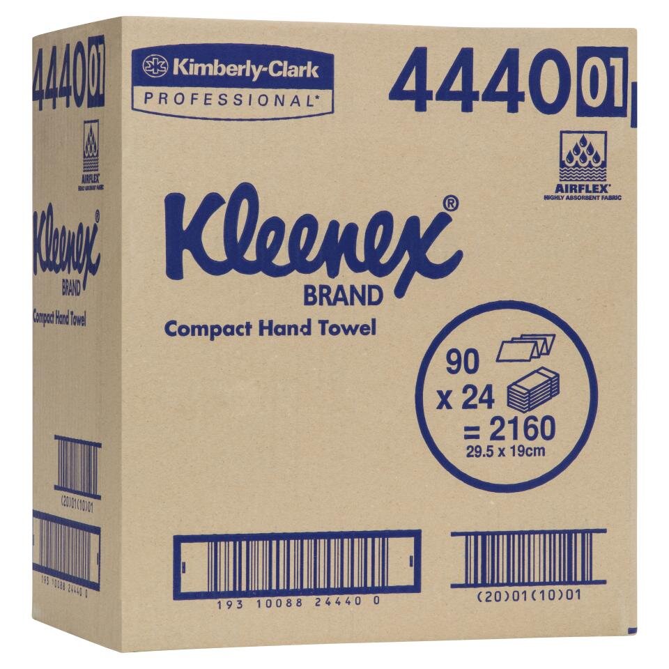 kleenex compact towel carton