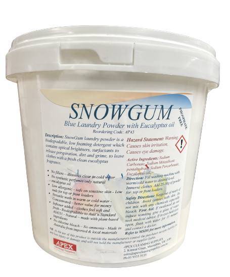 SNOWGUM | Phosphate-free Euca Laundry Powder