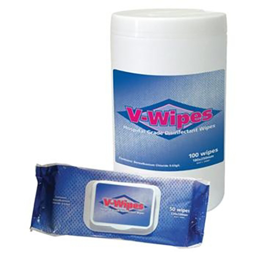 Whiteleys V-Wipes Hospital Grade Disinfectant Wipes