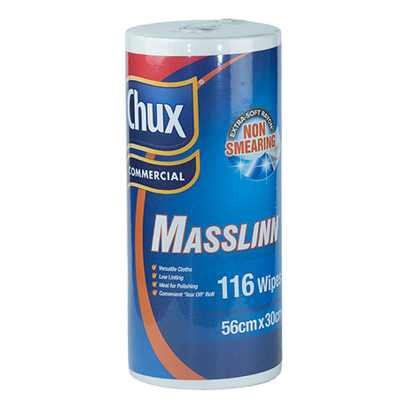 Chux Masslinn White 65m x 30cm