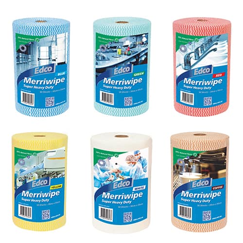 EDCO Merriwipe Super Heavy duty Wipes Roll