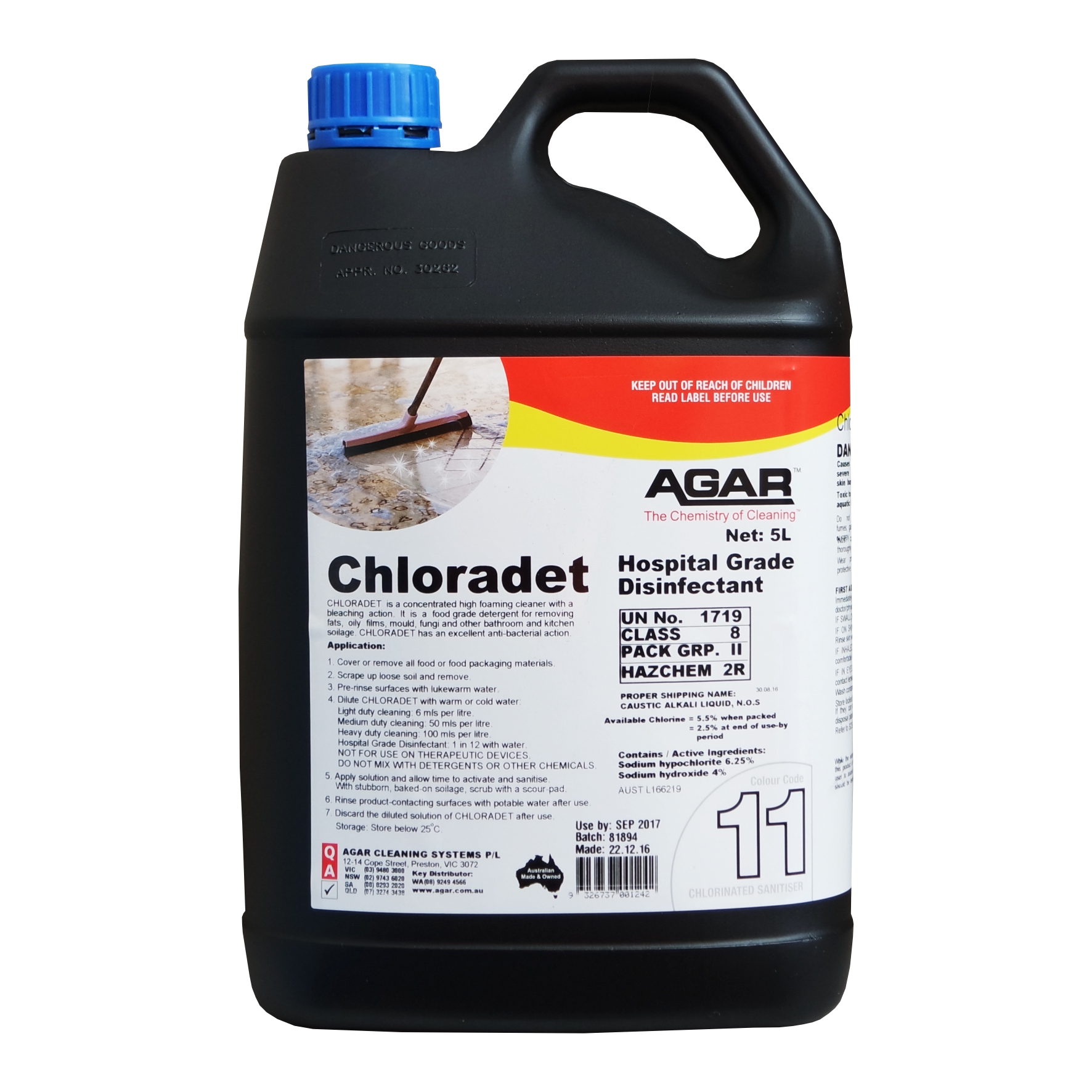 AGAR CHLORADET