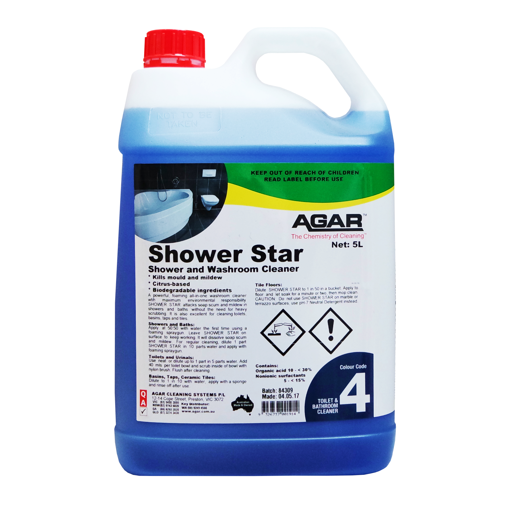 AGAR SHOWER STAR SPRAY & WIPE