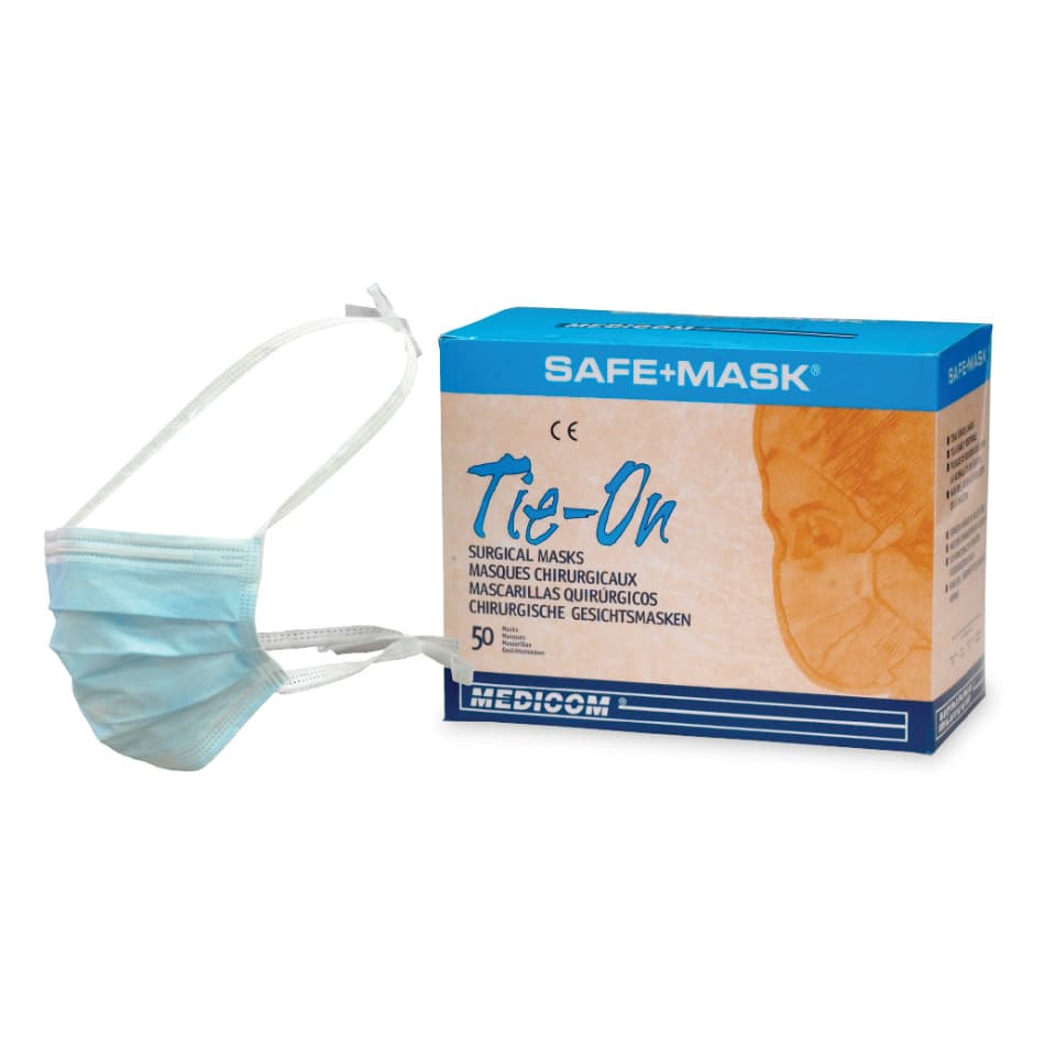 Medicom Safemask Surgical Tie-on Masks – Level 1