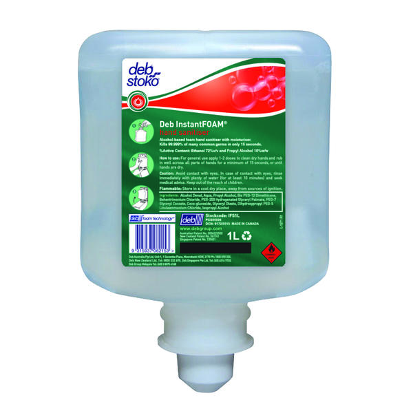 DEB InstantFOAM Alcohol Hand Sanitiser