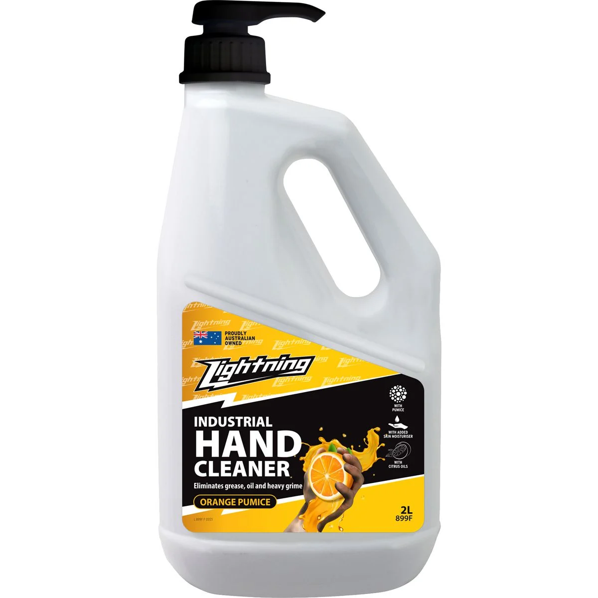 Lightning Industrial Hand Cleaner Orange Pumice - 2L