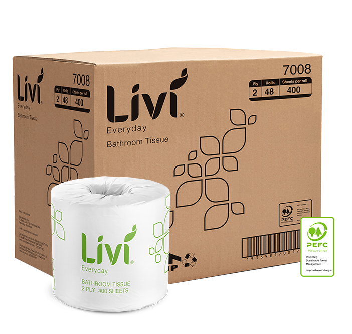 Livi Everyday Basics Toilet Tissue 2 Ply 400 Sheets